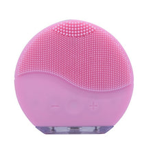 Load image into Gallery viewer, Ultrasonic Electric Facial Cleansing Face Washing Brush Vibration Skin Blackhead Remover Pore Cleaner Massage USB Rechargeable